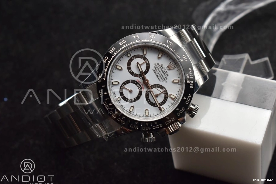1:1 116500 Bracelet on Daytona Edition White WellDesigned DD 904L SB Dial SS 735 VSF Steel Best 0731